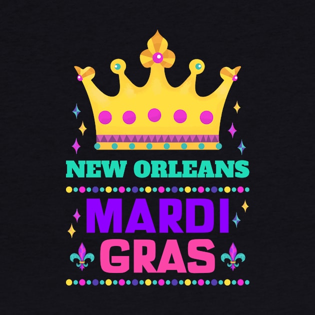 New Orleans Carnival Beads And Blings Party 2022 Mardi Gras by jodotodesign